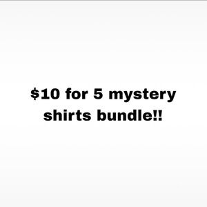 5 mystery shirts